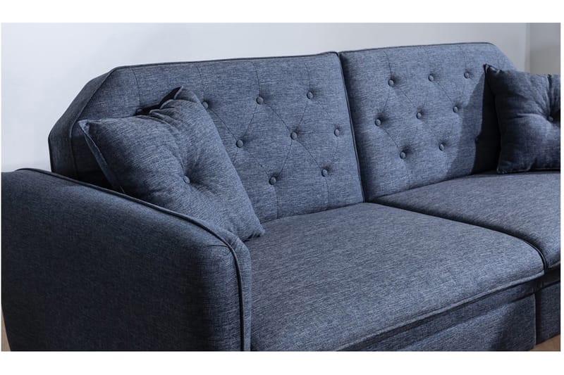 Keena Sovesofa 3-seter - Mørkeblå - Møbler - Sofaer - Sovesofaer