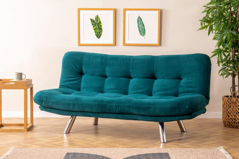 Kingaroy Sovesofa 3-seter 175x110 cm - Grønn - Sovesofaer - 3 seters sovesofa