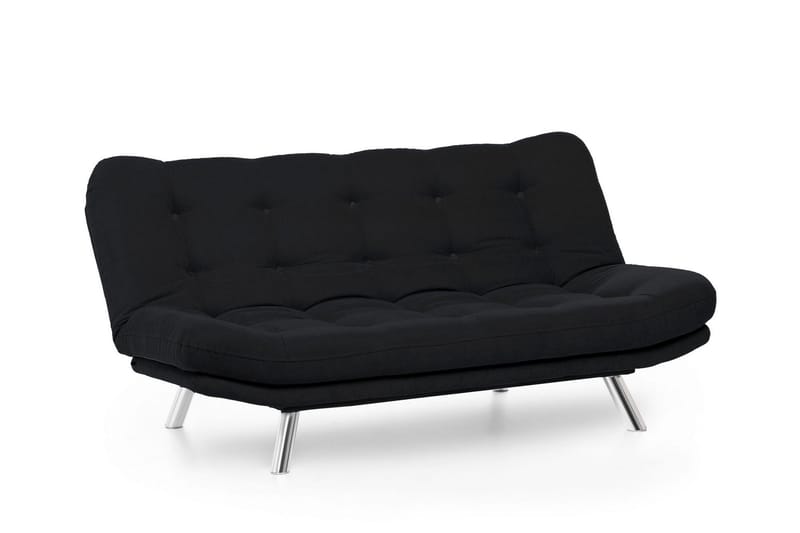 Kingaroy Sovesofa 3-seter 200x104 cm - Svart - Møbler - Sofaer - Sovesofaer