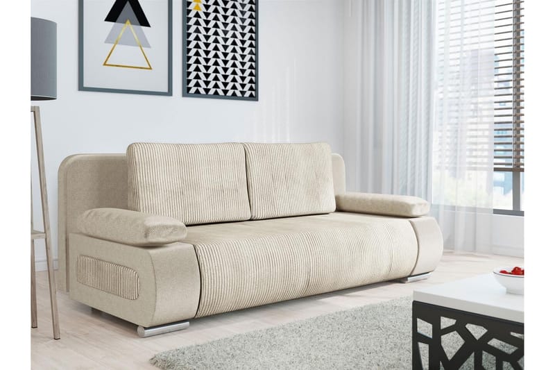 Kintore 2-seters Sovesofa - Beige - Møbler - Sofaer - Sovesofaer