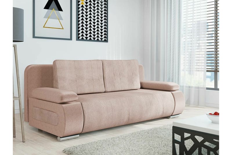 Kintore 2-seters Sovesofa - Beige - Møbler - Sofaer - Sovesofaer