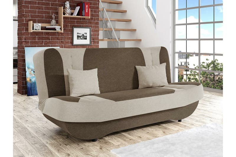Kintore 2-seters Sovesofa - Brun - Møbler - Sofaer - Sovesofaer