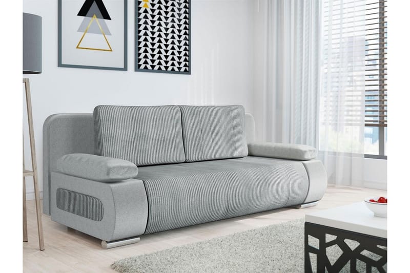 Kintore 2-seters Sovesofa - Grå - Møbler - Sofaer - Sovesofaer