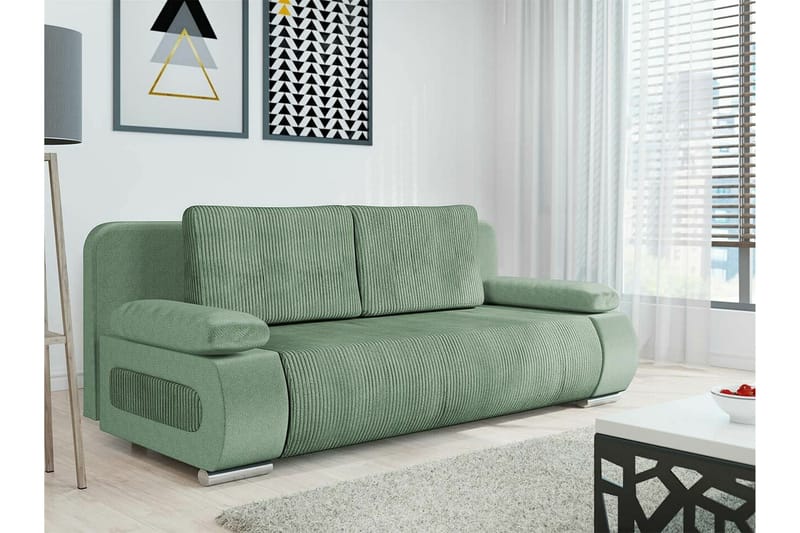 Kintore 2-seters Sovesofa - Grøn - Møbler - Sofaer - Sovesofaer