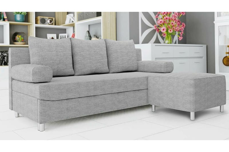 Kintore 2-seters Sovesofa - Lysegrå - Møbler - Sofaer - Sovesofaer