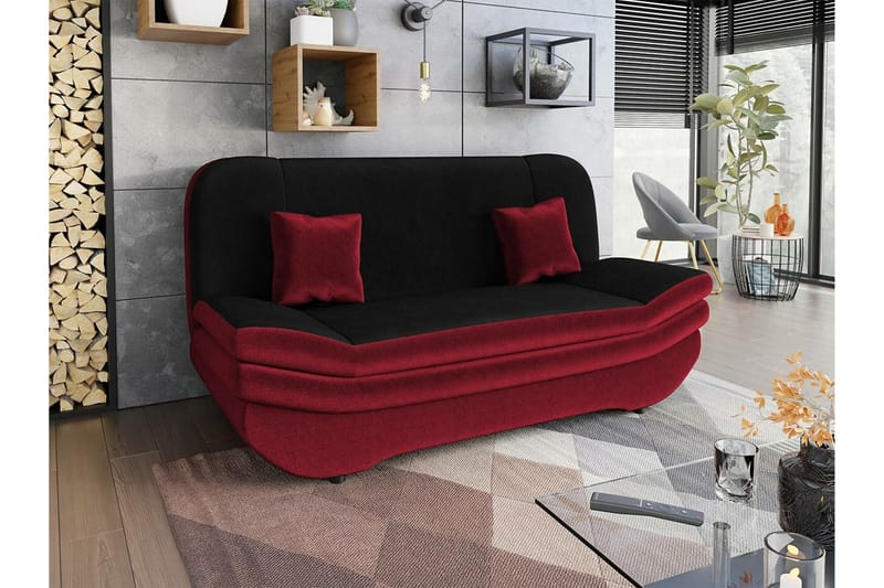 Kintore 2-seters Sovesofa - Rød - Møbler - Sofaer - Sovesofaer
