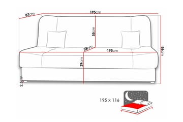 Kintore 2-seters Sovesofa - Møbler - Sofaer - Sovesofaer