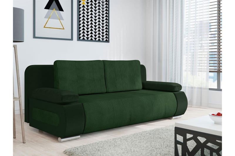 Kintore 2-sits Bäddsoffa Green - Møbler - Sofaer - Sovesofaer