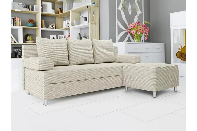 Kintore 2-sits Bäddsoffa NO_BRAND beige - Møbler - Sofaer - Sovesofaer