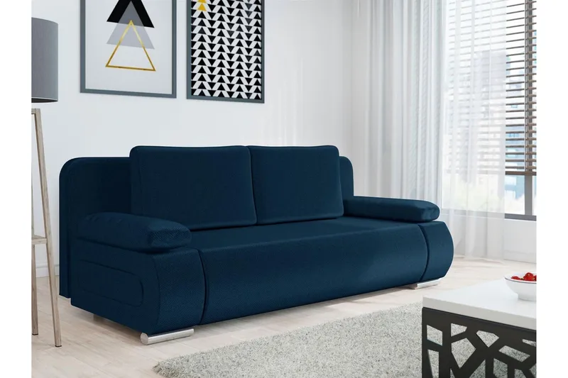 Kintore 2-sits Bäddsoffa NO_BRAND Dark blue - Møbler - Sofaer - Sovesofaer