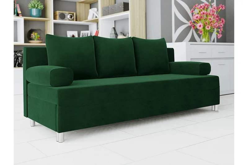 Kintore 2-sits Bäddsoffa NO_BRAND Green - Møbler - Sofaer - Sovesofaer