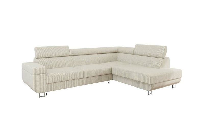Kintore 3-seters Hjørnesovesofa - Beige - Møbler - Sofaer - Sovesofaer