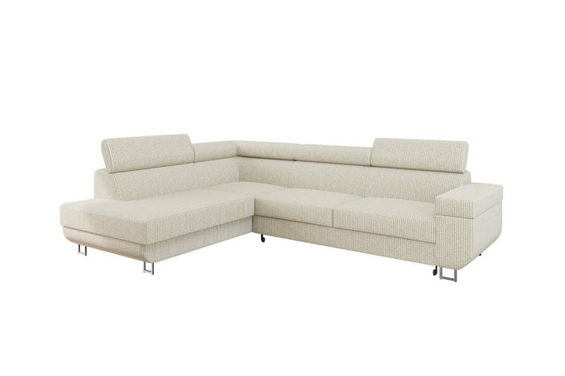 Kintore 3-seters Hjørnesovesofa - Beige - Møbler - Sofaer - Sovesofaer