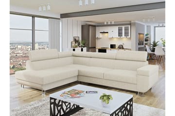 Kintore 3-seters Hjørnesovesofa - Beige - Møbler - Sofaer - Sovesofaer