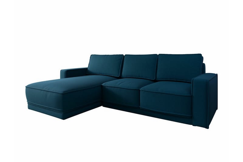Kintore 3-seters Hjørnesovesofa - Blå - Møbler - Sofaer - Sovesofaer
