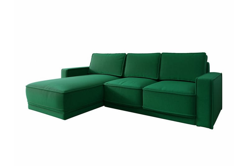 Kintore 3-seters Hjørnesovesofa - Grøn - Møbler - Sofaer - Sovesofaer