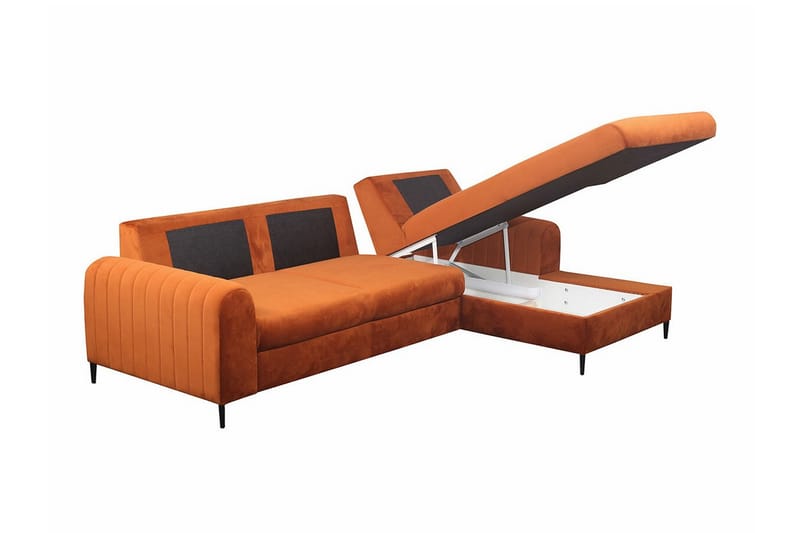 Kintore 3-seters Hjørnesovesofa - Gul - Møbler - Sofaer - Sovesofaer