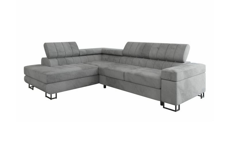 Kintore 3-seters Hjørnesovesofa - Lysegrå - Møbler - Sofaer - Sovesofaer