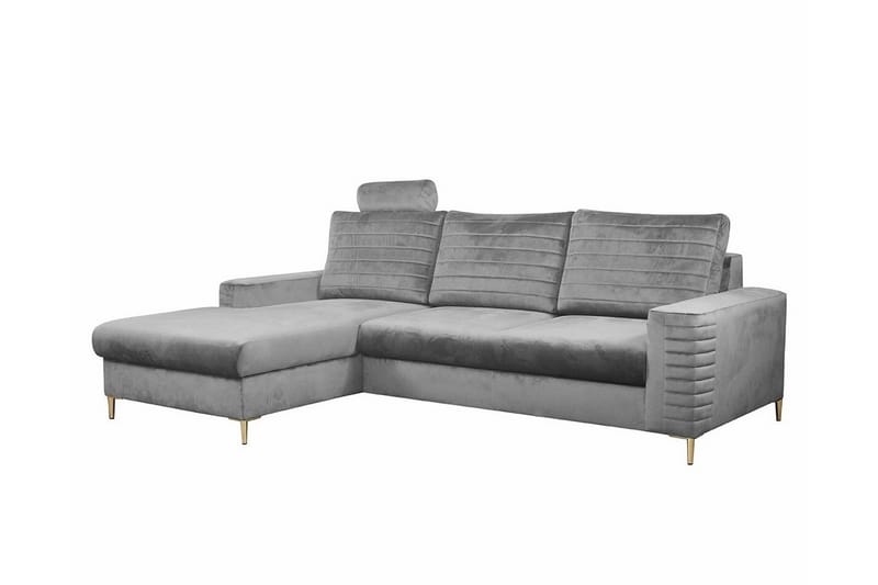 Kintore 3-seters Hjørnesovesofa - Lysegrå - Møbler - Sofaer - Sovesofaer