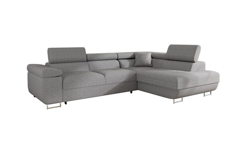 Kintore 3-seters Hjørnesovesofa - Lysegrå - Møbler - Sofaer - Sovesofaer