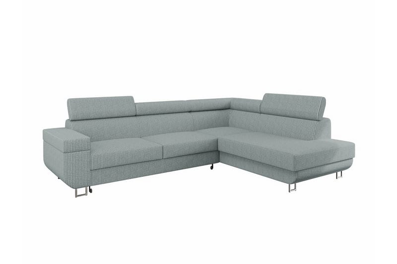 Kintore 3-seters Hjørnesovesofa - Lysegrå/Mørkegrå - Møbler - Sofaer - Sovesofaer