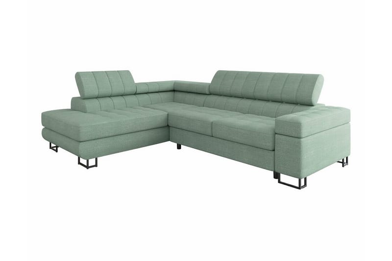 Kintore 3-seters Hjørnesovesofa - Lysegrønn - Møbler - Sofaer - Sovesofaer