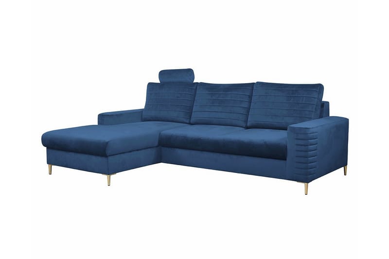 Kintore 3-seters Hjørnesovesofa - Mørkeblå - Møbler - Sofaer - Sovesofaer