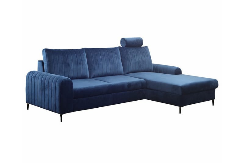 Kintore 3-seters Hjørnesovesofa - Mørkeblå - Møbler - Sofaer - Sovesofaer