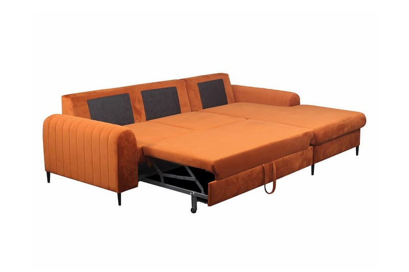 Kintore 3-seters Hjørnesovesofa - Mørkeblå - Møbler - Sofaer - Sovesofaer