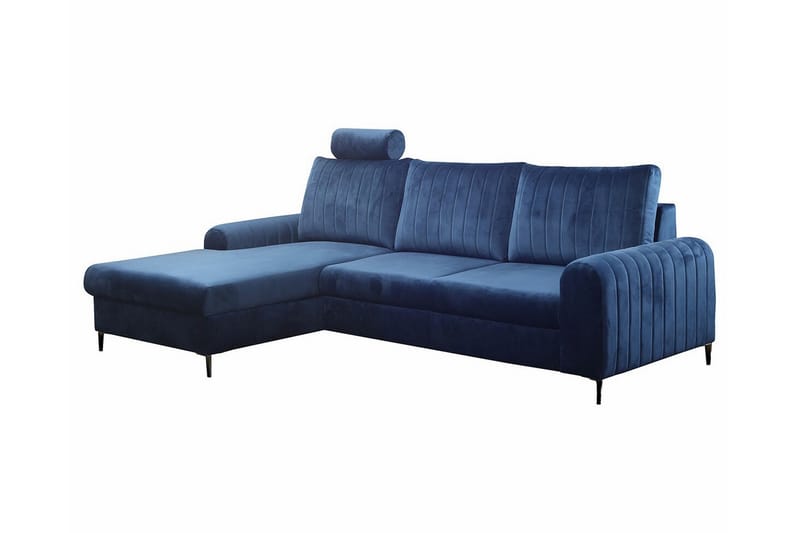 Kintore 3-seters Hjørnesovesofa - Mørkeblå - Møbler - Sofaer - Sovesofaer