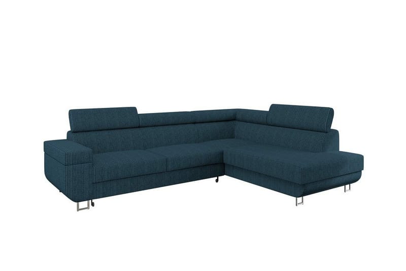 Kintore 3-seters Hjørnesovesofa - Mørkeblå - Møbler - Sofaer - Sovesofaer
