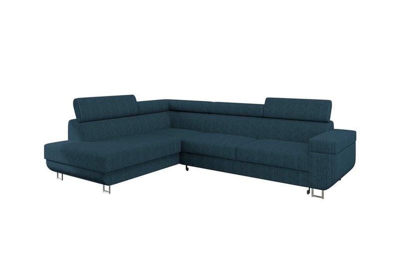 Kintore 3-seters Hjørnesovesofa - Mørkeblå - Møbler - Sofaer - Sovesofaer