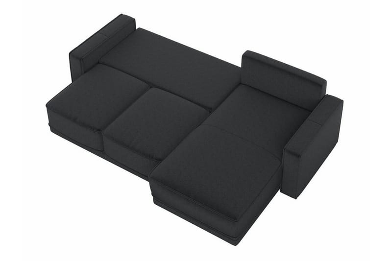 Kintore 3-seters Hjørnesovesofa - Mørkegrå - Møbler - Sofaer - Sovesofaer