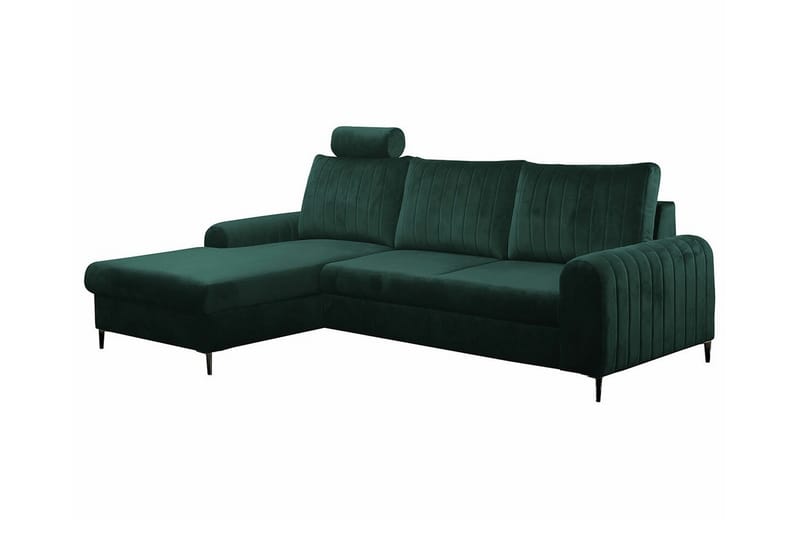Kintore 3-seters Hjørnesovesofa - Mørkegrønn - Møbler - Sofaer - Sovesofaer