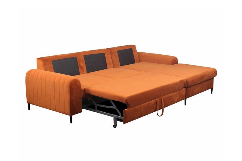 Kintore 3-seters Hjørnesovesofa - Mørkegrønn - Møbler - Sofaer - Sovesofaer