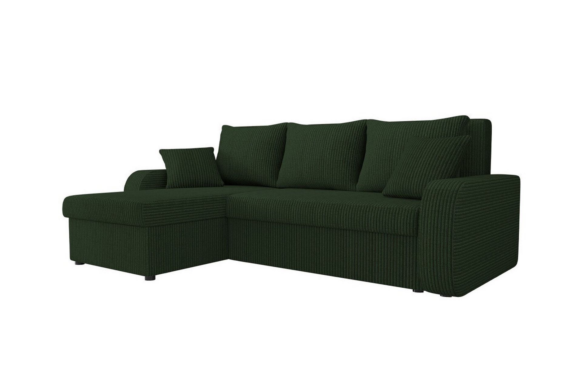 Kintore 3-seters Hjørnesovesofa - Mørkegrønn - Møbler - Sofaer - Sovesofaer