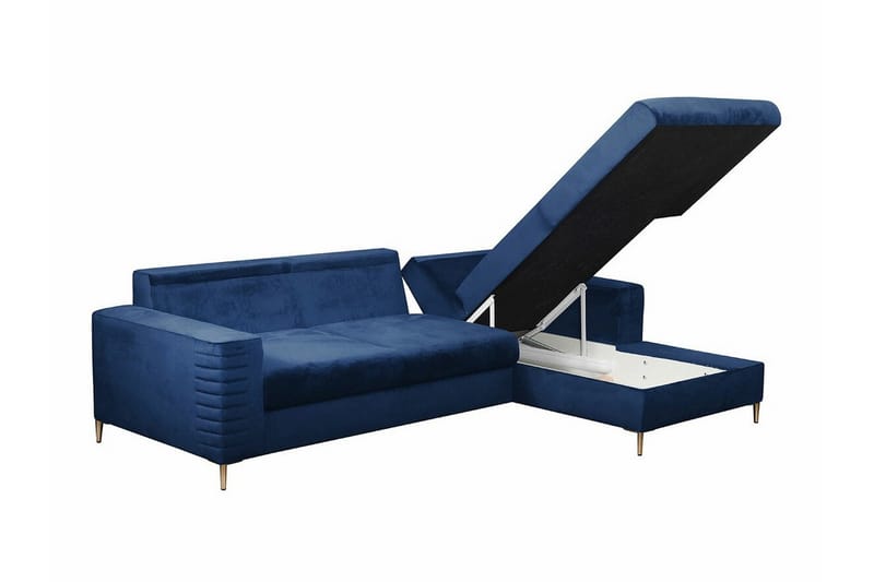 Kintore 3-seters Hjørnesovesofa - Mørkegul - Møbler - Sofaer - Sovesofaer