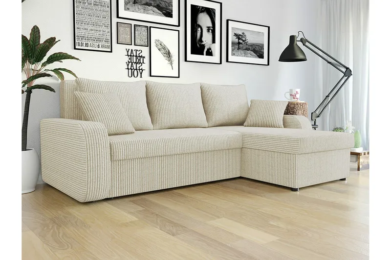 Kintore 3-seters hjørnesovesofa - Møbler - Sofaer - Sovesofaer