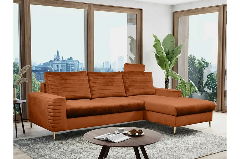 Kintore 3-seters hjørnesovesofa - Møbler - Sofaer - Sovesofaer