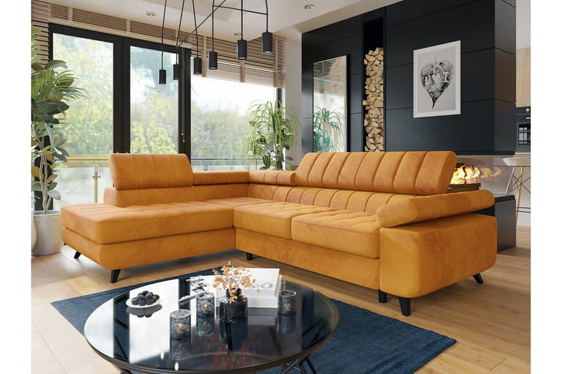 Kintore 3-seters hjørnesovesofa - Møbler - Sofaer - Sovesofaer