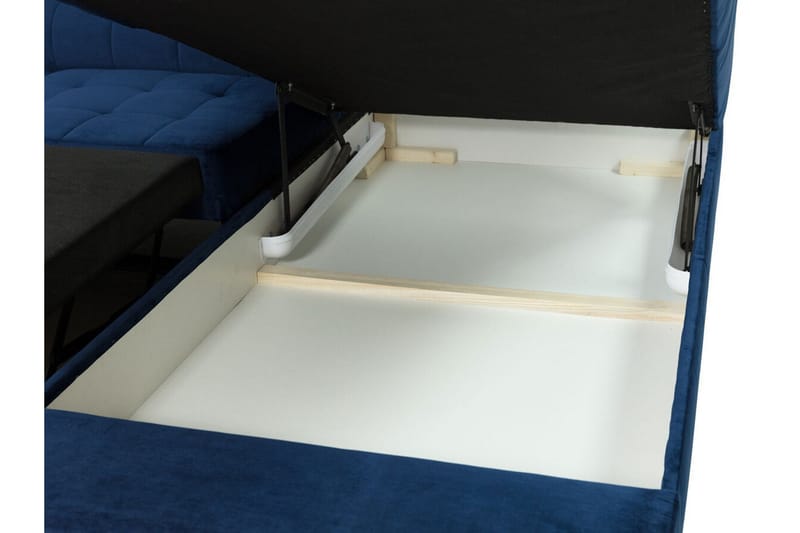 Kintore 3-sits Hörnbäddsoffa Black - Møbler - Sofaer - Sovesofaer