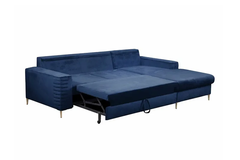 Kintore 3-sits Hörnbäddsoffa Dark blue - Møbler - Sofaer - Sovesofaer