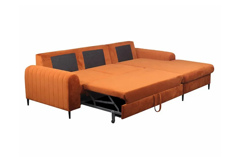 Kintore 3-sits Hörnbäddsoffa Dark green - Møbler - Sofaer - Sovesofaer