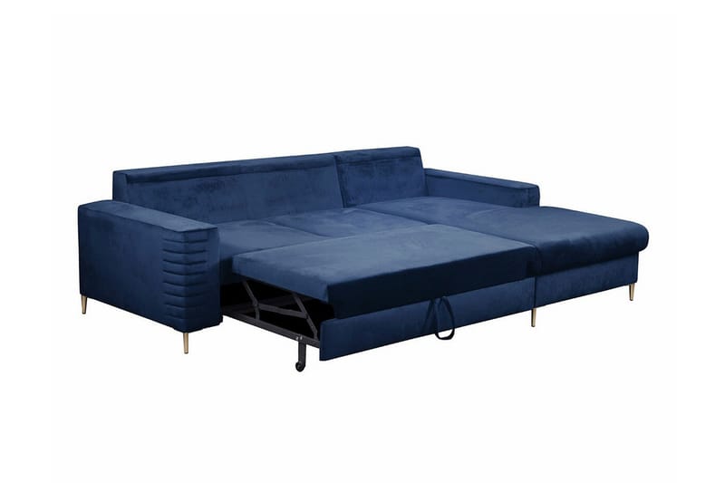 Kintore 3-sits Hörnbäddsoffa NO_BRAND Dark blue - Møbler - Sofaer - Sovesofaer