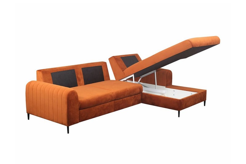 Kintore 3-sits Hörnbäddsoffa NO_BRAND Dark blue - Møbler - Sofaer - Sovesofaer