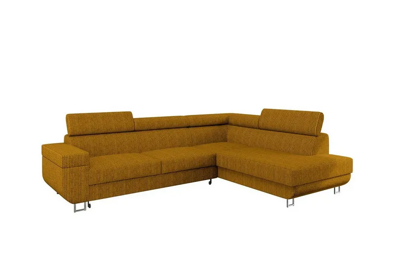 Kintore 3-sits Hörnbäddsoffa NO_BRAND Yellow, undefined