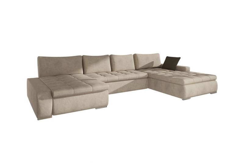 Kintore 4-seters Hjørnesovesofa - Beige - Sovesofaer - Hjørnesovesofa