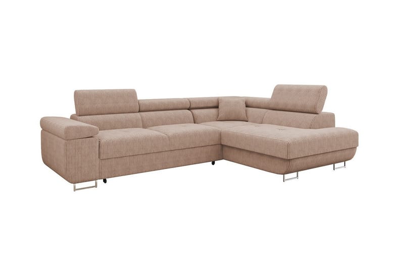 Kintore 4-seters Hjørnesovesofa - Beige - Møbler - Sofaer - Sovesofaer