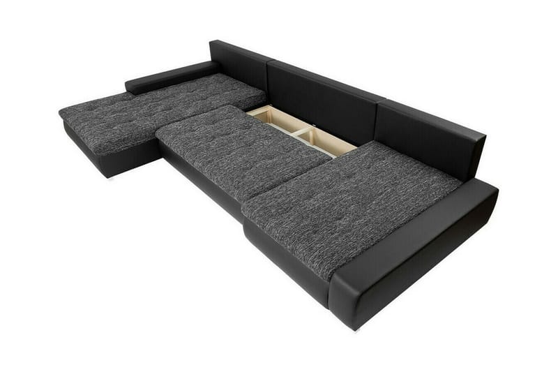 Kintore 4-seters Hjørnesovesofa - Grå - Møbler - Sofaer - Sovesofaer