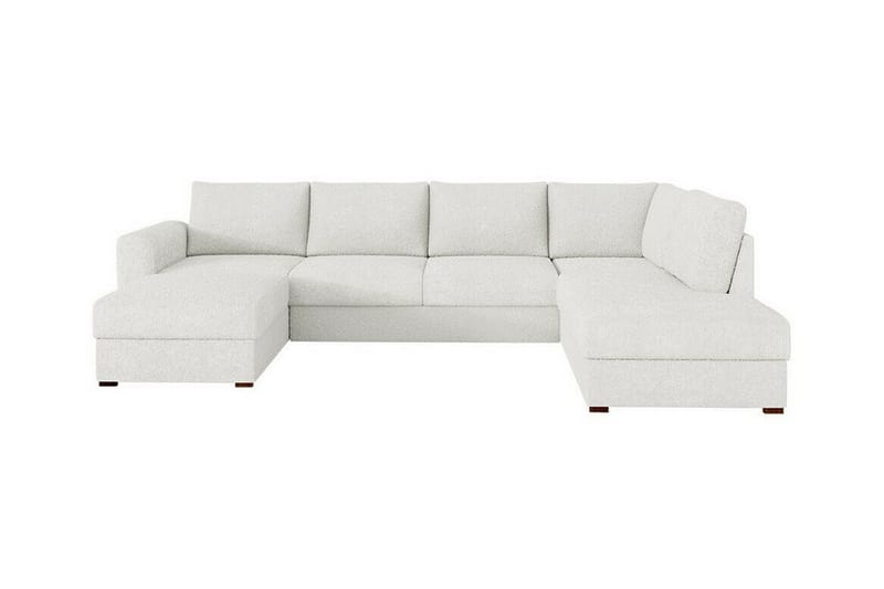 Kintore 4-seters Hjørnesovesofa - Hvit - Møbler - Sofaer - Sovesofaer